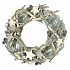 Advent white-gray wooden wreath from twigs 30 cm