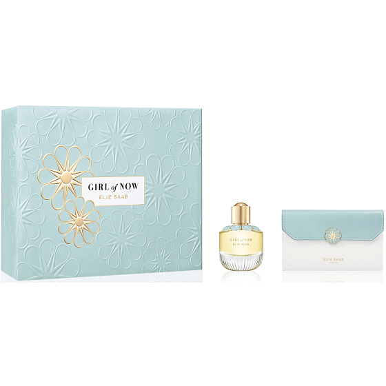 Elie Saab Girl of Now Eau de Parfum for Women 50 ml + Pouch, Gift Set