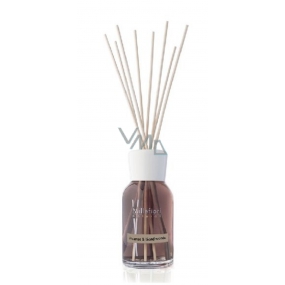 Millefiori Milano Natural Incense & Blond Woods - Incense and Light wood Diffuser 100 ml + 7 stalks 25 cm long for smaller spaces lasts 5-6 weeks