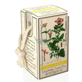 Somerset Toiletry Lemon and Verbena luxury scrub soap on a string 230 g