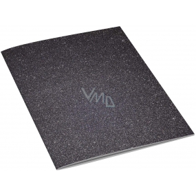 Ditipo Notebook Glitter Collection A4 lined black-silver 21 x 29 cm 3424002