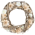 Cream intertwined wreath 34 cm