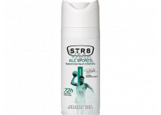 Str8 All Sports antiperspirant deodorant spray for men 150 ml