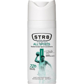 Str8 All Sports antiperspirant deodorant spray for men 150 ml