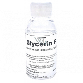 VeMDom Glycerin F, Glycerol, Pharma quality, vegetable pure anhydrous oil 99,5% 100 ml