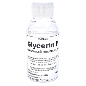 VeMDom Glycerin F, Glycerol, Pharma quality, vegetable pure anhydrous oil 99,5% 100 ml