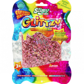 Joker Slimy Glitzi Slime pink, heart 120 g