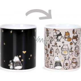 Albi Changing mug Christmas Animals gold 310 ml