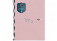 Miquelrius Antiviral notebook lined A5 Sand 80 sheets 90 g, antibacterial material