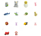 Miquelrius Puzzle & Eraser 1 piece, assorted designs