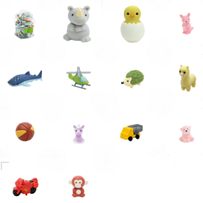Miquelrius Puzzle & Eraser 1 piece, assorted designs