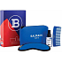 Balmain Paris Cosmetic Bag Blue rinse-free conditioner 50 ml + sleeping mask + pocket comb + neoprene bag, cosmetic set