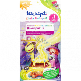 Tetesept Hokuspokus bath salt with magical colour change during bathing for children 45 g