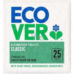 ECOVER Dishwasher Tablets Classic Lemon & Lime eco-friendly dishwasher tablets 25 pcs