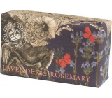 English Soap Lavender & Rosemary - Lavender and Rosemary natural perfumed toilet soap with shea butter 240 g