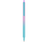 Colorino Rubberized pen Pastel violet-turquoise, blue refill 0,5 mm