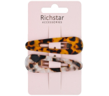 Richstar Accessories Marble effect clips 2 pieces