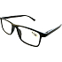 Berkeley Reading dioptric glasses +1.0 plastic black, black checkered side frames 1 piece MC2250
