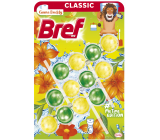 Bref Me Time Edition Game Buddy WC block for hygienic cleanliness and freshness of your toilet 3 x 50 g