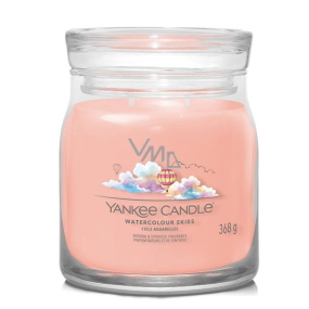 Yankee Candle Watercolour Skies - Watercolour Skies scented candle Signature medium glass 2 wicks 368 g