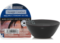 Yankee Candle Black Coconut - Black coconut scented wax for aromalampy 22 g