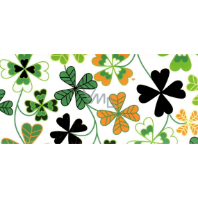 Albi Envelope Wish - Money Envelope, Wallpaper with four-leaf clovers 9 x 19 cm