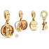 Charm Sterling silver 925 Disney Lion King - Simba and Mufasa sunset 2in1, pendant bracelet