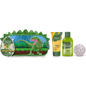 Baylis & Harding Dinosaurus bath foam 100 ml + hair shampoo 50 ml + fizzy bath bomb 45 g + cosmetic bag, cosmetic set for children