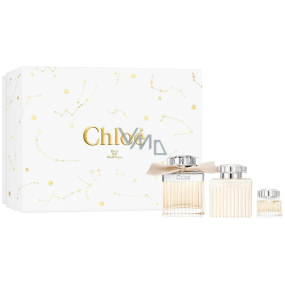 Chloé Chloé Eau de Parfum 75 ml + Eau de Parfum 5 ml + Body Cream 100 ml, gift set for women