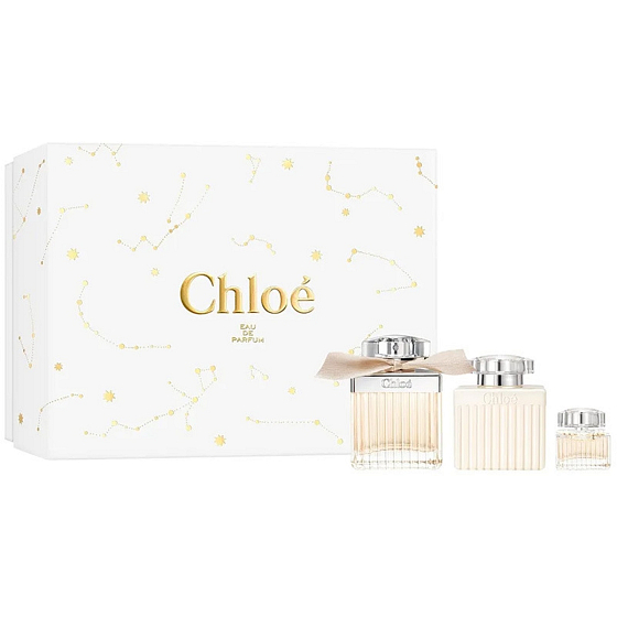 Chloé Chloé Eau de Parfum 75 ml + Eau de Parfum 5 ml + Body Cream 100 ml, gift set for women