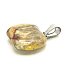 Agate feather Apple of knowledge pendant natural stone 1,5 cm, brings success in life