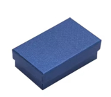 Gift box with jewelry sponge dark blue 8 x 5 x 2.5 cm 1 piece