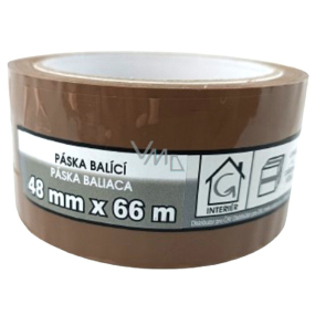 Mako Páska lepící balící hnědá 48 mm x 66 m