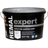 REMAL Expert Brilliant White Wall Paint, 6.5+1 kg