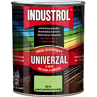 Industrol S2013 universal glossy top coat for metal and wood, 5014 pastel green light, 750 ml