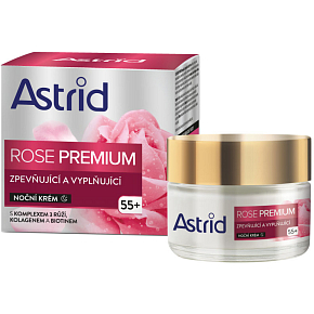 Astrid Rose Premium 55+ Firming and Filling Night Cream, 50 ml
