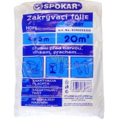 Spokar Profi HDPE cover foil, 5 µ, 20 m?, 4 × 5 m