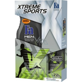 Fa Men Xtreme Sports shower gel 400 ml + deodorant spray 150 ml, cosmetic set