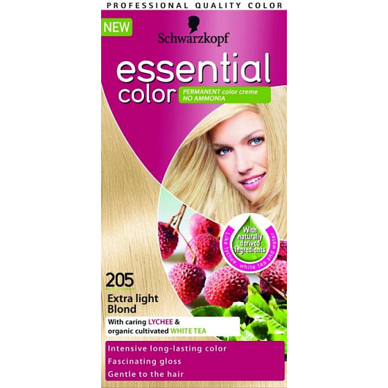 Schwarzkopf Essential Color long-lasting hair color 205 Extra light blonde