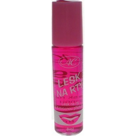 AC Peach Roll-on lip gloss with fruit flavor 8 ml