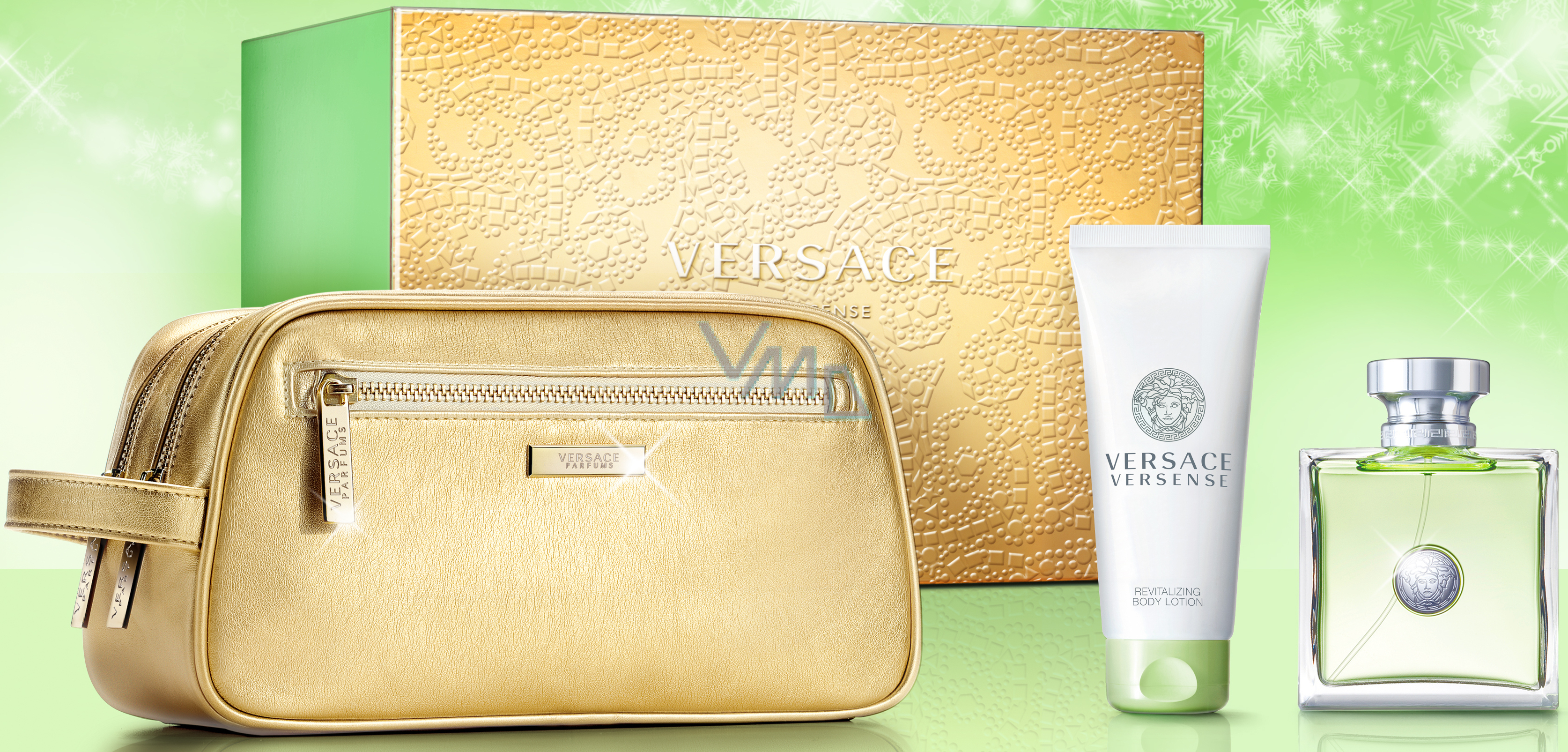 Versace Versense eau de toilette 100 ml body lotion 100 ml bag gift set for women VMD parfumerie drogerie