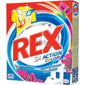 Rex 3x Action Mediterranean Freshness Color detergent for colored laundry 4 doses of 300 g