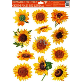 Window foil without glue sunflower 42 x 30 cm 1 piece