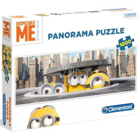 Clementoni Panoramic Puzzle Mimons in New York 1000 pieces, recommended age 9+
